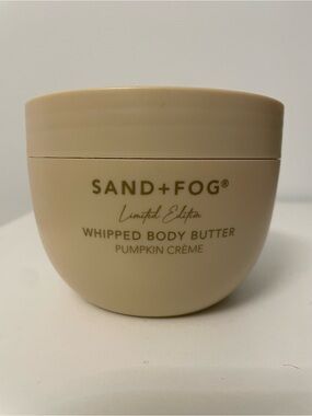 NWT SAND + FOG Pumpkin Crème Whipped Body Butter - Limited Edition - 16.9 OZ